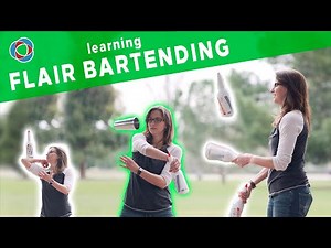 FLAIR BARTENDING Practice Vlog 1 - bottle juggling!