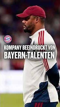 "I know how hard it is": Kompany impressed by Bayern talents #shorts