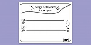 Design a Chocolate Bar Wrapper Worksheet