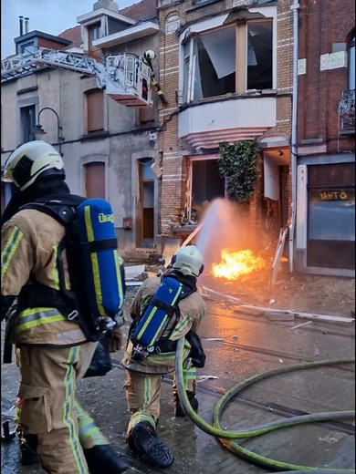 Garde avec les pompiers de Bruxelles : Incendie et explosion