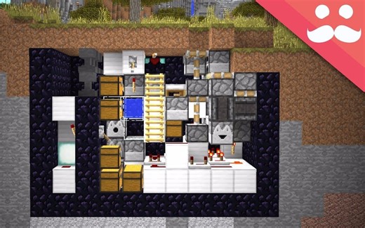 【Minecraft】教你造一个适宜生存的——多功能地堡【Mumbo Jumbo 】