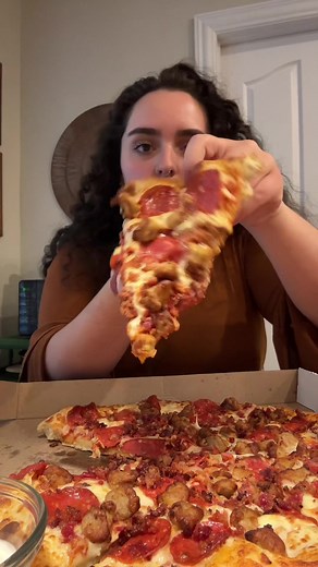 Delicious Little Caesars Pizza Mukbang Eating Show