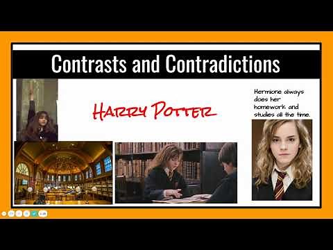 Notice and Note Signpost - Contrasts and Contradictions