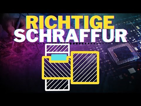 technische Schraffur richtig darstellen - Schnittdarstellungen | Grundlagen Konstruktionsgrundlagen
