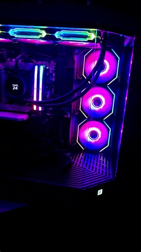 Hyte Y70 PC Build with Darkrock Fans and NZXT AIO #pcbuild #gamingpc