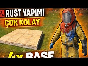 YENİ BAŞLAYANLAR İÇİN ÇOK KOLAY 4x BASE YAPIMI! | RUST #rust #rustbasebuild