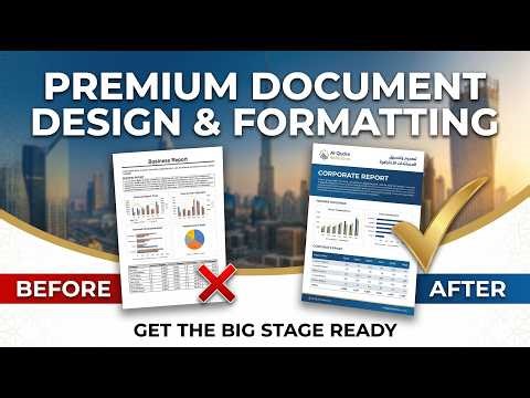 Premium Document Design & Document Formatting for Professionals #documentdesign #documentformatting