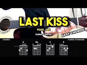 Last Kiss - Pearl Jam | Easy Guitar Tutorial For Beginners (CHORDS & LYRICS) #guitarlesson