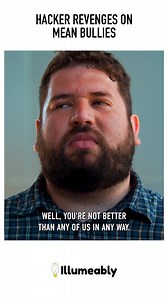 Hacker revenges on mean bullies. Full video on Illumeably #illumeably #hackers #bullies | Life Lessons with RJ