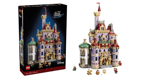 LEGO Disney Beauty and the Beast Castle set releasing in April