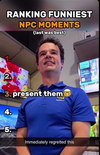 Ranking best NPC moments #viral #ranking