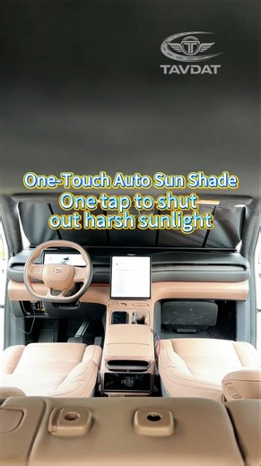 automatic sunshade for your car to protect your car from the sun while also protecting car interior.