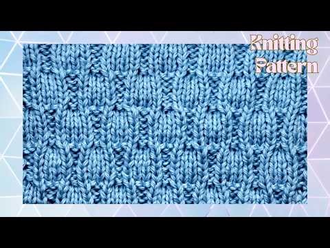 Easy Knit Stitch Pattern Easy STEP-by-STEP Tutorial with FREE Pattern below