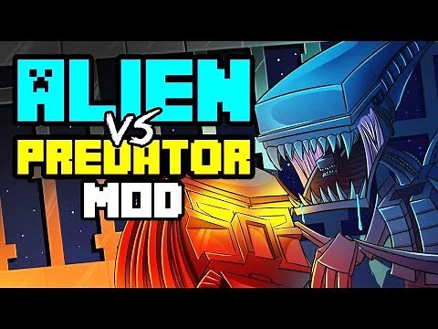 Minecraft | ALIEN VS PREDATOR MOD Showcase! (FUTURISTIC, ALIENS, MARINES, NUKES)