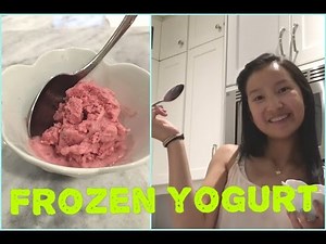 How to make frozen yogurt (NO ICE CREAM MACHINE)