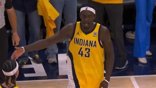 Pacers’ Siakam hammers fast-break dunk, sinks fadeaway to close half
