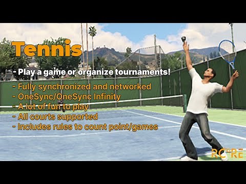 FiveM Tennis [ESX/QBCore/ Standalone /vRP]