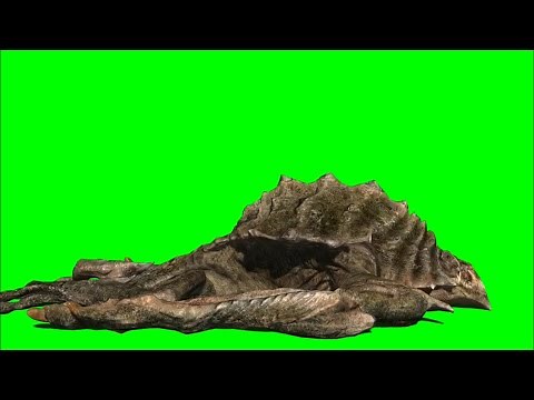 Green Screen Monster 4 - Monster loses fight / dies