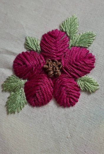 Easiest needle work #embroidery #handmade #crafting #fblifestyle #reels #fall25 | Ruma Dey