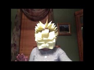 TLM - Guinness World Record Attempt - Most Sticky Notes Stuck to Face in One Minute