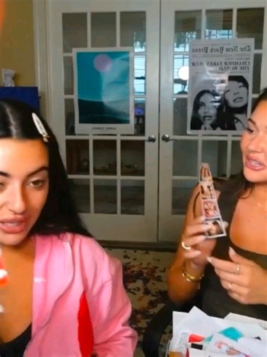 PART 1 - Christina and Amber looked through the box of gifts, love letters, and the handmade Valentine’s book Amber had given Christina 🥹 #chamber #christinaottrando #amberlawes #wlw #fyp