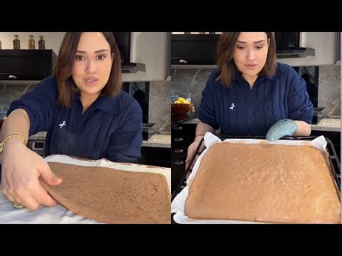 جينواز بالشكولا recette génoise chocolat