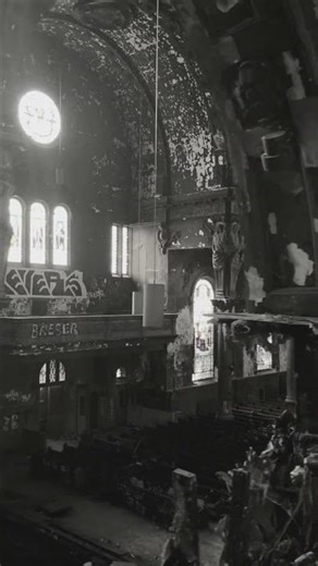 Echoes of an Abandoned Church ⛪ Eerie Ambient Short #Shorts