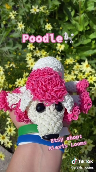 Creating a Colorful Rainbow Loom Poodle Tutorial