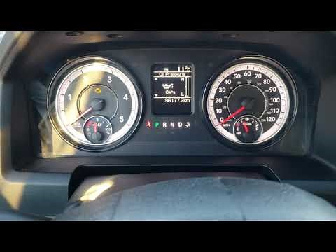 How to Reset "Oil Change Due" Message on 2014 - 2016 Ram 2500 6.7l Diesel