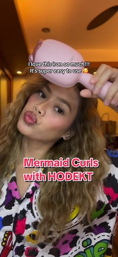 Easy Mermaid Curls with HODEKT Curling Iron | Hair Tutorial