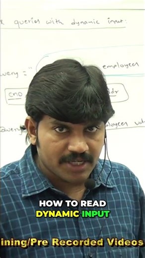 SQL Query Creation: Dynamic Input Explained! #shorts