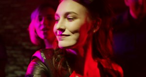 Nightclub Fun: Dancing Selfie In Slow Motion Stock Footage SBV-322827071 - Storyblocks