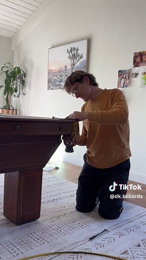 Reassembling a 9-Foot Brunswick Pool Table