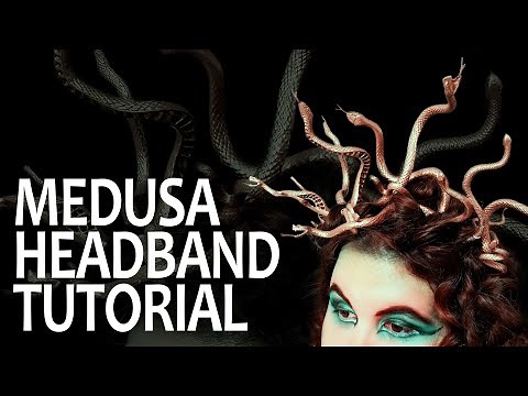 Medusa Headband Tutorial | How to Make a Medusa Snake Crown for Medusa Costume