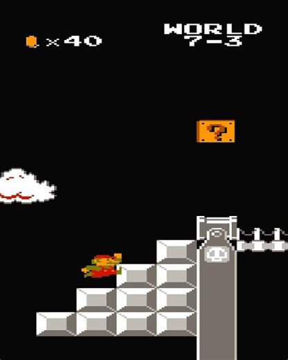 Super Mario Bros World 7-3 No Damage Clear! #nintendo #games