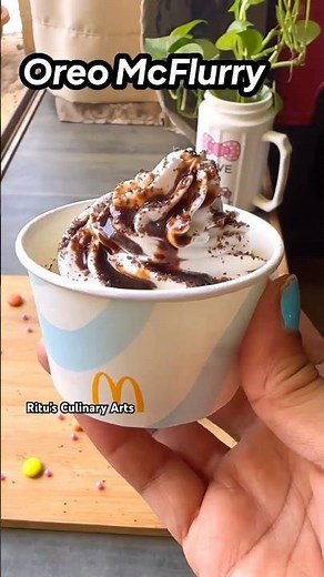 Homemade Oreo McFlurry | McDonald’s Style in 5 Minutes 🍦
