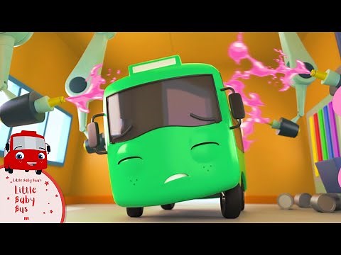 Buster Changes Color! | Little Baby Bus | Kids Cartoons | Children's Stories | Bus Videos