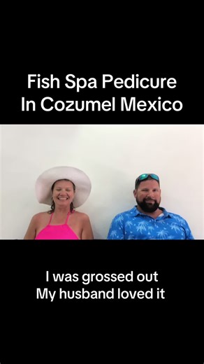 Fish spas in Cozumel Mexico was a no go for me. #fishspa #cozumel #feet #feetcare #vacationvibes