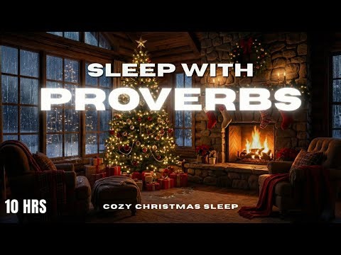 Sleep with God’s Word on (Bible verses for sleep) powerful Proverbs & gentle rain