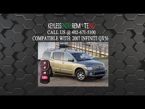 How To Replace Infiniti QX56 Key Fob Battery 2007