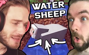 【jacksepticeye中字】我们在minecraft里找到了水羊