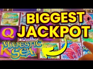 ❤️OMG BIGGEST JACKPOT EVER ON MAJESTIC SEA SLOT MACHINE!