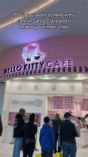 So cute! I’m truly so happy!! Definitely good experience! 📍Hello Kitty Cafe, Santa Clara, California #hellokittylover #hellokittycafesantaclara #hellokittycafe #bayareafoodies #thingstodoinbayarea