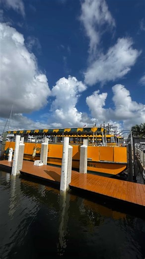 All aboard at Stop F6! 🌊 There’s no better way to see the city, skip the stress, and soak up the sun than on the water taxi! 🚤💛 Hop off and explore waterfront dining, shopping, and vibrant local attractions just steps away! From stunning views to smooth rides, our water taxi is the most scenic, relaxing, and eco-friendly way to travel! | Fort Lauderdale Water Taxi