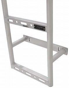 Surco Ladder for Sprinter Vans - Rear Door - Low Roof - Silver Surco Products Van Ladder SU75XR
