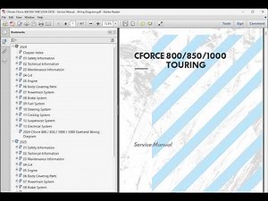 Cfmoto Cforce 800 850 1000 2024-2025 - Workshop Service Repair Manual - Electrical Wiring Diagrams