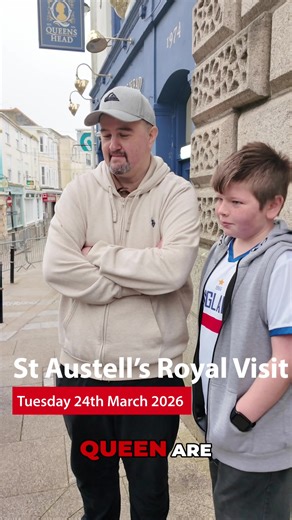It was a royal affair in St Austell today, as King Charles and Queen Camilla visited St Austell Market House, Holy Trinity Church and The Eden Project! CHAOS Radio headed out this morning to chat to some of those waiting to catch a glimpse of them… #KeepItCHAOS #RoyalVisit #StAustell #KingCharles #QueenCamilla