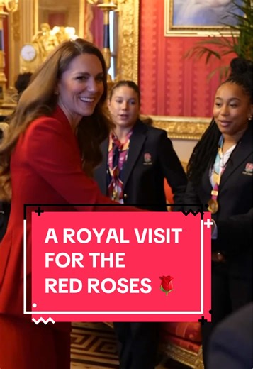 Red Roses Celebrate World Cup Win at Windsor Castle
