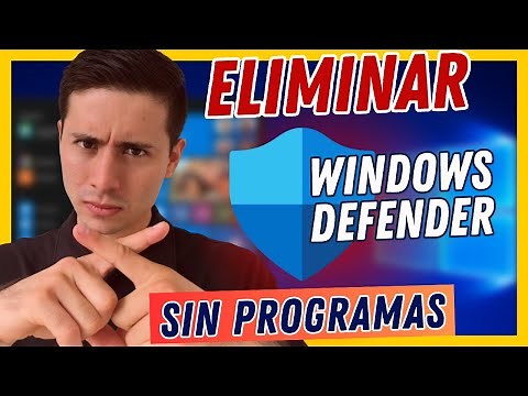Eliminar WINDOWS DEFENDER Windows 10 Para Siempre Sin Programas 🚀⚙, Quitar Defender Permanente ✔️👌