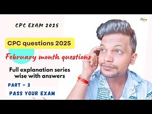 CPC exam 2025 ll February month questions ll Part 3 #cpc #cpcexam #medicalcoding #aapc #cpt #icd